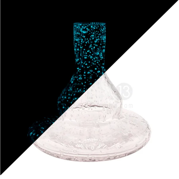 Base moderna luminiscente Cristal light18 cm