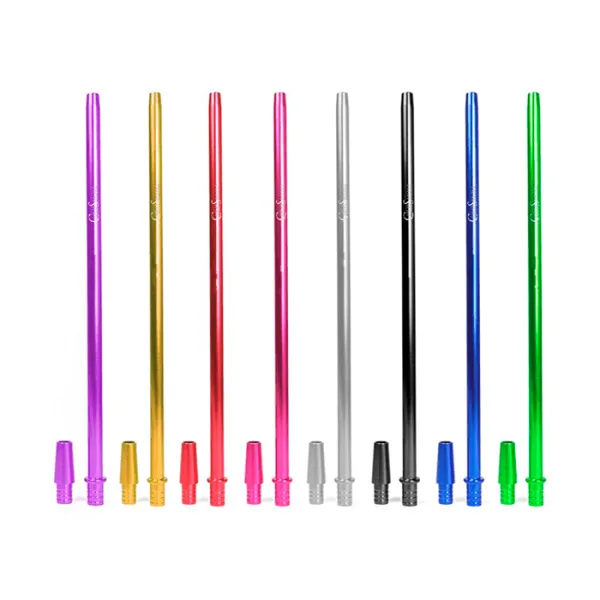 Boquillas de aluminio y conector en varios colores