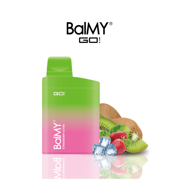 Pod/Vaper desechable BalMY GO Brooklyn ZERO nicotina - Fresa Kiwi